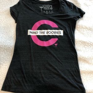 EUC Chive “Mind The Boobies” T-shirt- size M